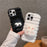 For iPhone 16 Pro Case Cute Furry Warm Plush Hard PC Winter Phone Cover - Bear - 7