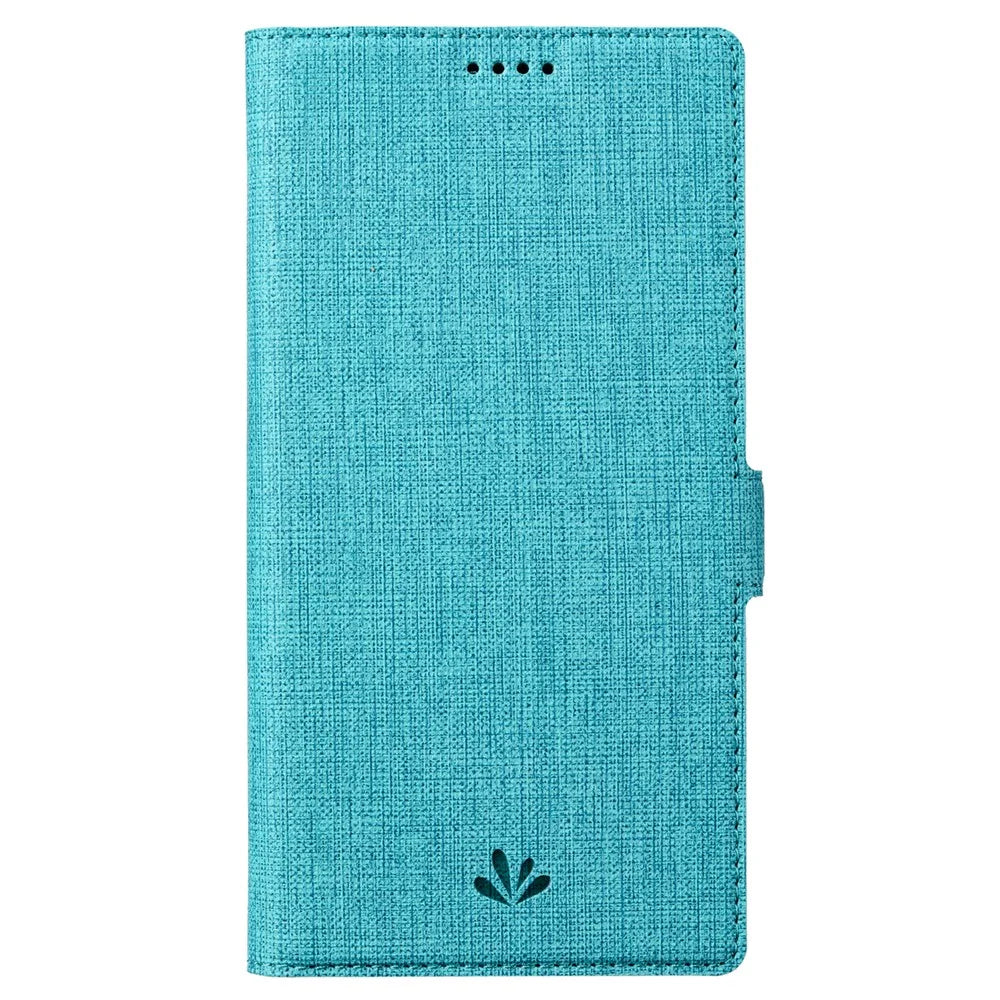 VILI DMK Series for iPhone 16 Pro Max Case Stand Wallet Leather Phone Cover - Blue - 7