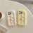 For iPhone 16 Pro Case Duck Embroidery Furry Warm Plush Soft TPU Phone Cover - Yellow - 6