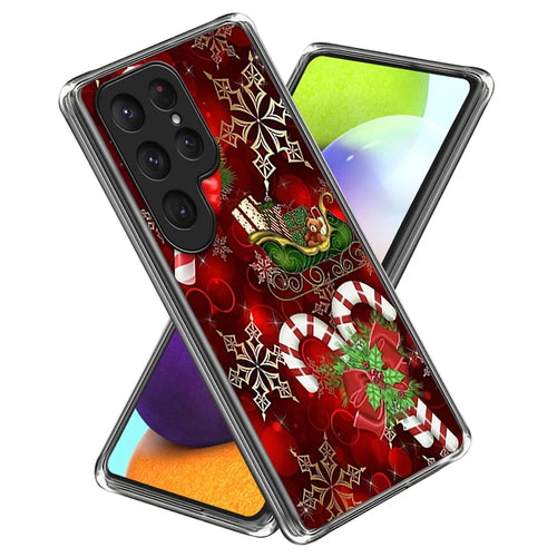 For Samsung Galaxy S25 Ultra Case Christmas Pattern Printing Soft TPU Phone Cover - Style A - 1