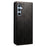 For Samsung Galaxy S25+ Case Crazy Horse Texture Waxy Leather Wallet Stand Phone Cover - Black - 6