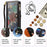 ESEBLE Galaxy Series For Samsung Galaxy S25 Ultra Case Leather Zipper Phone Cover RFID Blocking - Black - 7