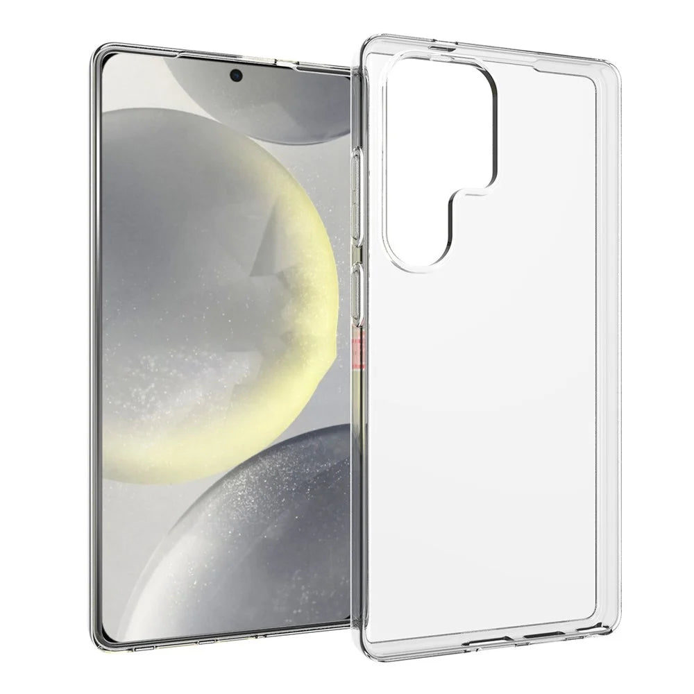 For Samsung Galaxy S25 Ultra Clear Phone Case Watermark-Resistant TPU Back Cover - 1