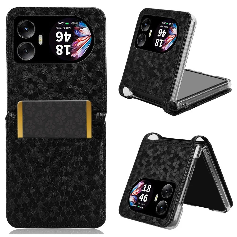For Blackview Hero 10 4G Wallet Case Dot Pattern Imprint PU Leather Phone Cover - Black - 1