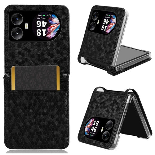For Blackview Hero 10 4G Wallet Case Dot Pattern Imprint PU Leather Phone Cover - Black - 1