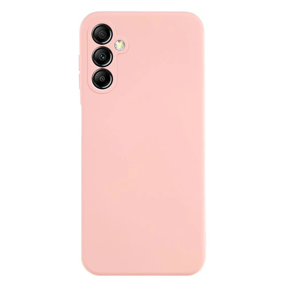 For Samsung Galaxy A16 5G / A16 4G Case Arc Edge 2.0mm TPU Protective Phone Cover - Pink - 1