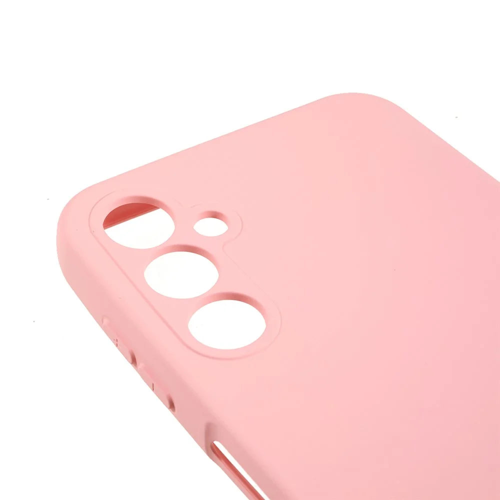 For Samsung Galaxy A16 5G / A16 4G Case Arc Edge 2.0mm TPU Protective Phone Cover - Pink - 6