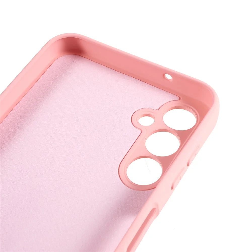 For Samsung Galaxy A16 5G / A16 4G Case Arc Edge 2.0mm TPU Protective Phone Cover - Pink - 7