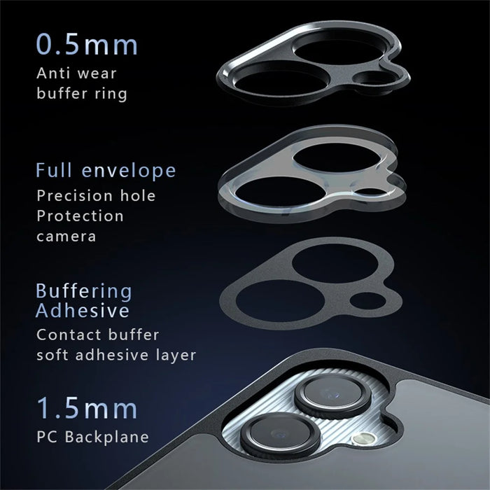 For Samsung Galaxy A06 4G Magnetic Case TPU+PC Matte Phone Cover - 6
