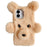For iPhone 16 Plus Case 3D Bear Faux Fur Fluffy Inner TPU Phone Cover - Beige - 1