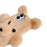 For iPhone 16 Plus Case 3D Bear Faux Fur Fluffy Inner TPU Phone Cover - Beige - 5