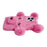 For iPhone 16 Pro Max Case 3D Bear Faux Fur Fluffy Inner TPU Phone Cover - Pink - 4