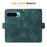ENKAY For Google Pixel 9 Pro Wallet Case  Imprint PU Leather Phone Stand Cover with Tempered Glass - Black - 4