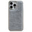 For iPhone 15 Pro Max Case Towel Felt Design TPU Electroplating Phone Cover - Grey - 1