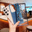For Samsung Galaxy S24 Ultra Case Electroplating Glitter TPU Clear Phone Cover Magnetic Case - Blue - 4