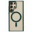 For Samsung Galaxy S24 Ultra Magnetic Case Shockproof PC+TPU Clear Phone Cover - Green - 3