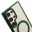 For Samsung Galaxy S24 Ultra Magnetic Case Shockproof PC+TPU Clear Phone Cover - Green - 7
