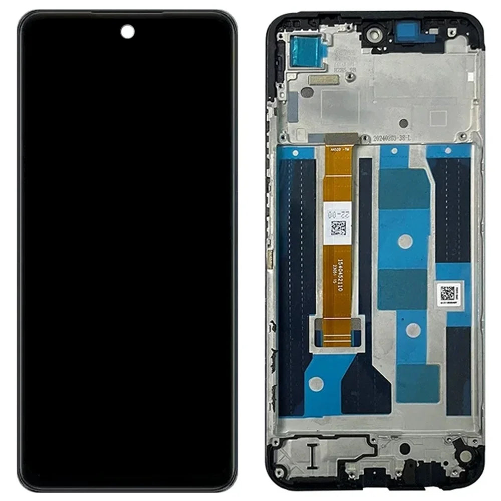 For Realme C65 4G Grade B LCD Screen and Digitizer Assembly + Frame (Without Logo) - 1