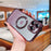 For iPhone 16 Pro Case Gradient Sparkle TPU Phone Cover Compatible with MagSafe - Dark Purple - 3