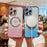 For iPhone 16 Pro Case Gradient Sparkle TPU Phone Cover Compatible with MagSafe - Dark Purple - 7