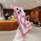 For iPhone 16 Pro Max Case Glitter Magnetic Kickstand Reinforced Corners Acrylic+TPU Phone Cover - Pink - 2