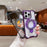 For iPhone 16 Pro Max Case Glitter Magnetic Kickstand Reinforced Corners Acrylic+TPU Phone Cover - Pink - 6