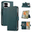 ABEEL Style A02 For Google Pixel 9 Pro Fold 5G Stand Case PC+PU Leather RFID Blocking Wallet Phone Cover - Green - 1