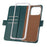 ABEEL Style A02 For Google Pixel 9 Pro Fold 5G Stand Case PC+PU Leather RFID Blocking Wallet Phone Cover - Green - 5