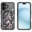 For iPhone 16 Case Compatible with MagSafe Flower Printing Pattern Anti-Drop TPU+PC Phone Cover - 2