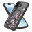 For iPhone 16 Case Compatible with MagSafe Flower Printing Pattern Anti-Drop TPU+PC Phone Cover - 3