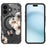 For iPhone 16 Case Compatible with MagSafe Ink Painting Butterfly Pattern TPU+PC Phone Cover - 2