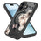 For iPhone 16 Case Compatible with MagSafe Ink Painting Butterfly Pattern TPU+PC Phone Cover - 3