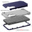 L-Style For Samsung Galaxy S24 FE Case Shockproof PC + TPU Phone Back Cover - Blue - 4