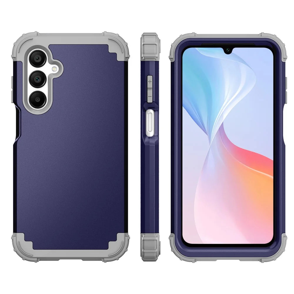 L-Style For Samsung Galaxy A16 5G / A16 4G Case Shockproof PC + TPU Phone Back Cover - Blue - 7