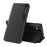 For Samsung Galaxy A06 4G Case View Window PU Leather Stand Cover - Black - 1