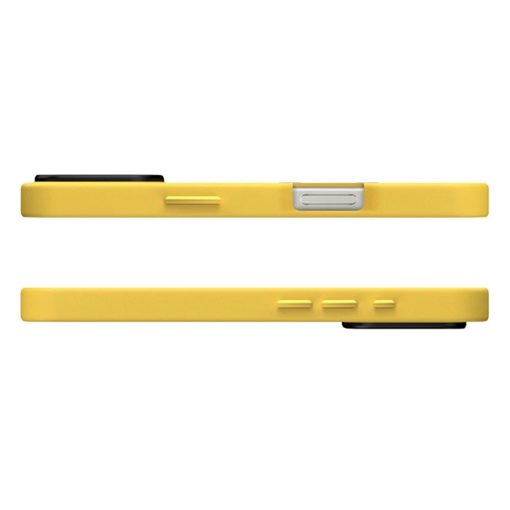 KZDOO For iPhone 16 Case Compatible with MagSafe PU+PC Shockproof Phone Cover - Orange - 4