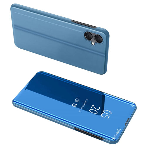 For Samsung Galaxy A06 4G Flip Leather Cover with Stand Full Body Protective Phone Case - Blue - 1