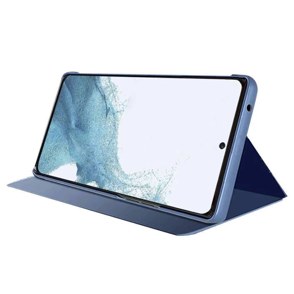 For Samsung Galaxy A16 5G / A16 4G Flip Leather Cover with Stand Full Body Protective Phone Case - Blue - 2
