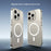 XUNDD XDD-0010 For iPhone 16 Plus Case Compatible with MagSafe Cover Ultra-Thin Clear PC Phone Cover - White - 2