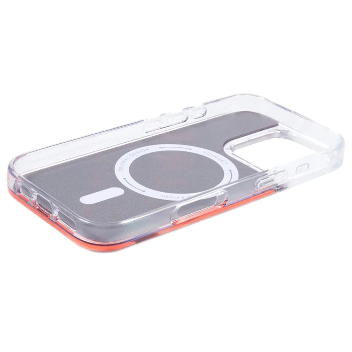 YOUNGKIT For iPhone 16 Pro Case Quicksand PC+TPU Phone Cover Compatible with MagSafe - Red - 6