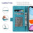 VILI DMK Series for iPhone 16 Pro Case Stand Wallet Leather Phone Cover - Blue - 2