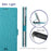 VILI DMK Series for iPhone 16 Pro Case Stand Wallet Leather Phone Cover - Blue - 6