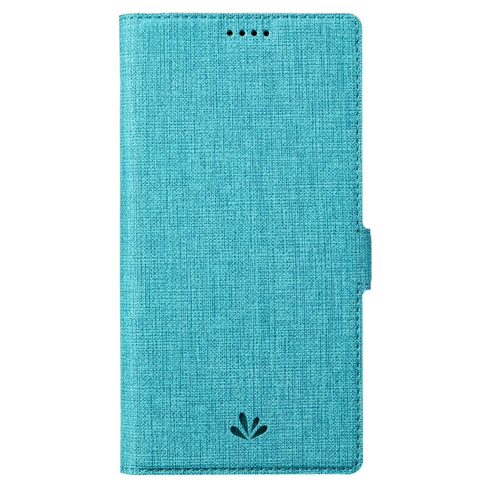 VILI DMK Series for iPhone 16 Pro Case Stand Wallet Leather Phone Cover - Blue - 7