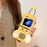 KJS-026 For Samsung Galaxy Z Flip7 FE 5G / Z Flip6 5G Case Bee Pattern Plush+TPU Phone Cover - 2