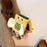KJS-026 For Samsung Galaxy Z Flip7 FE 5G / Z Flip6 5G Case Bee Pattern Plush+TPU Phone Cover - 3