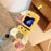 KJS-026 For Samsung Galaxy Z Flip7 FE 5G / Z Flip6 5G Case Bee Pattern Plush+TPU Phone Cover - 5