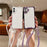 For iPhone 16 Plus Case TPU+Acrylic Clear Phone Cover with Shoulder Strap - Pink - 4