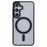 For Samsung Galaxy S23 FE Magnetic Case Shockproof PC+TPU Clear Phone Cover - Black - 3