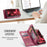 CASEME For Samsung Galaxy S24 FE Phone Cases  008 Leather Cover with Detachable Wallet and Strap - Red - 6