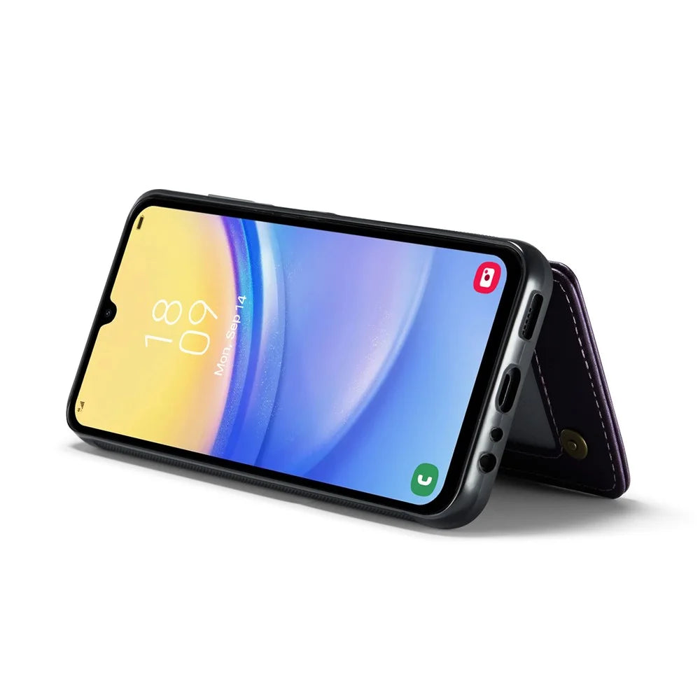 CASEME For Samsung Galaxy A16 5G / A16 4G Phone Case  C22 Leather Back Cover with RFID Blocking Card Slots - Purple - 4